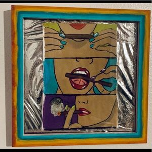 Roll one, acrylic painting.